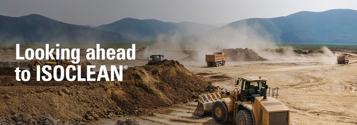 Looking ahead to ISOCLEAN Construction equipment on site