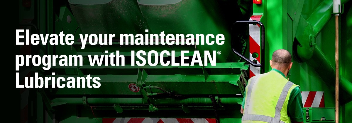Elevate your maintenance program with ISOCLEAN lubricants Waste worker