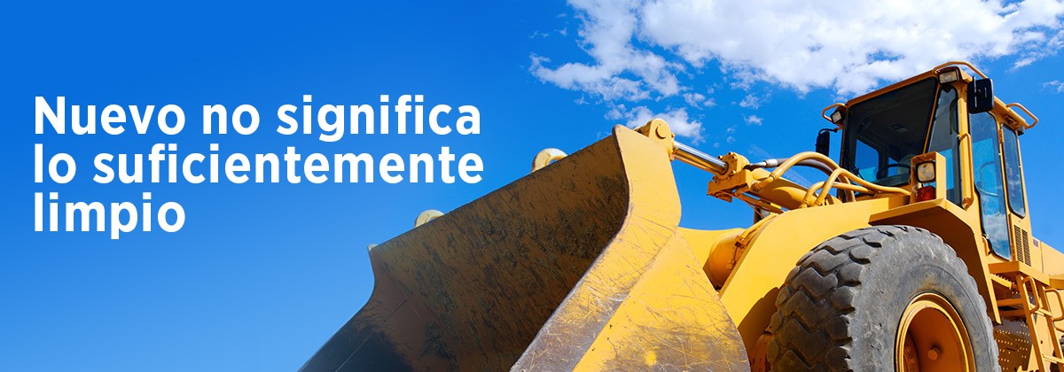 Nuevo no significa lo suficientemente limpio