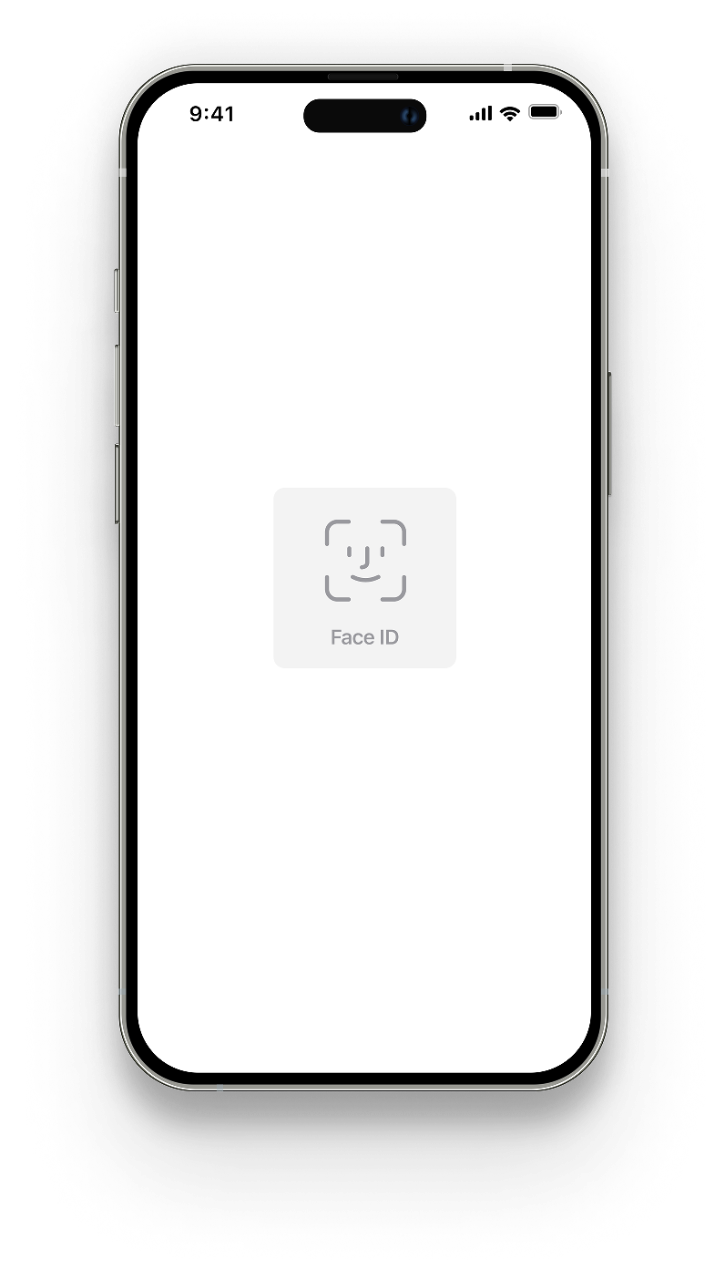 Authorize payment with PIN or Biometrics