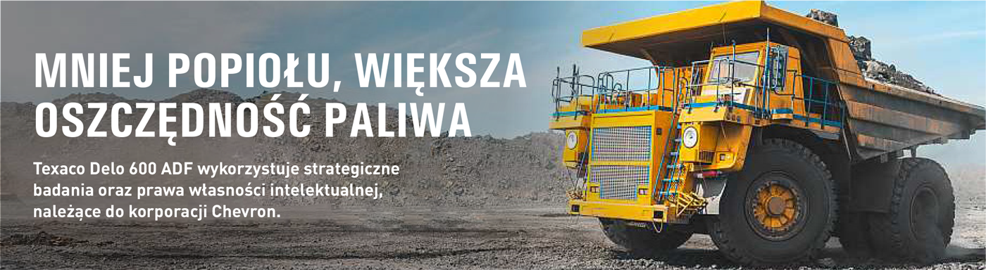 Texaco Delo 600 ADF - ochrona układu oczyszczania spalin